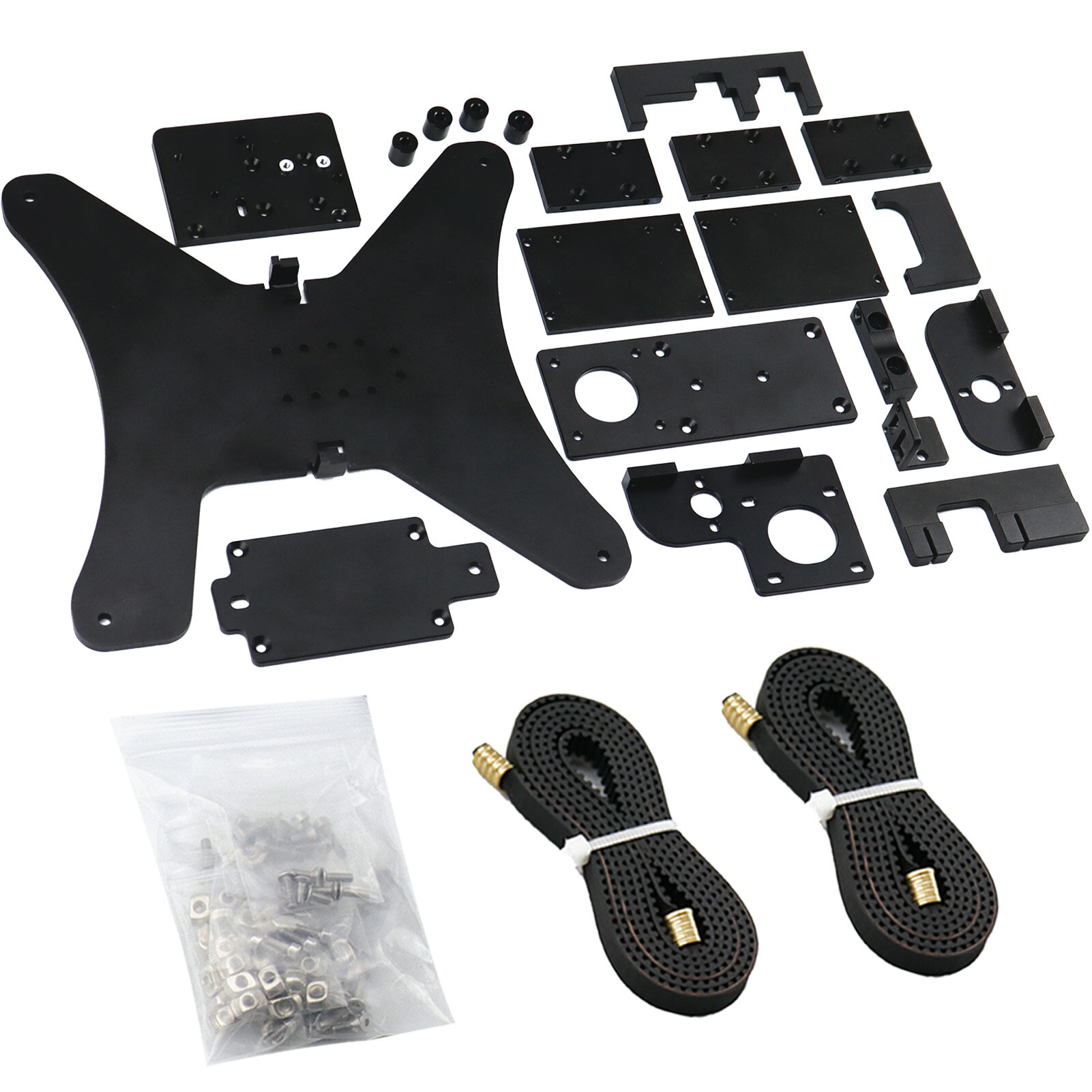 Ender 3 V2/Pro 3D Printer Upgrade Kit Black Knight kit and Belt Screws for Genuine Hiwin Linear Rail Improvement COD